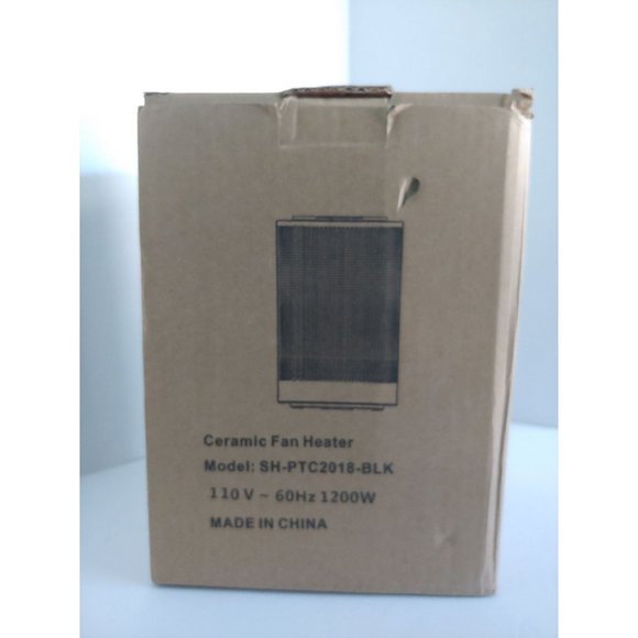 Ceramic Fan Heater New Open Box Oscillating Fan - Picture 5 of 7